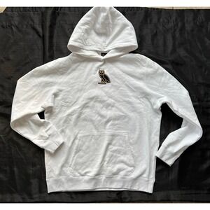 OVO Drake October's Very Own Classic Owl Pullover Sz 2XL Hoodie Sweatshirt White